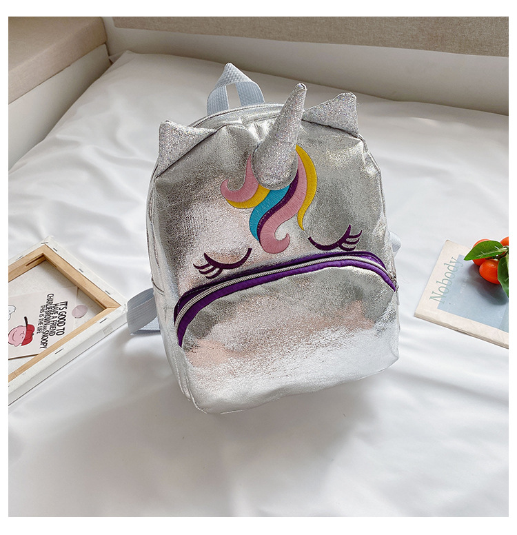 Kindergarten Backpack New Children's Children's Bag Backpack Unicorn Cartoon Bag Backpack Anti-Lost Children's Bag Parent-Child Bag