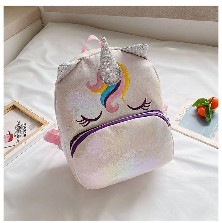 Kindergarten Backpack New Children's Children's Bag Backpack Unicorn Cartoon Bag Backpack Anti-Lost Children's Bag Parent-Child Bag