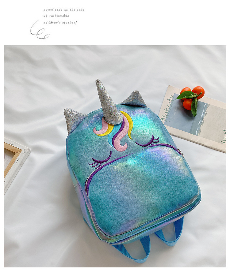 Kindergarten Backpack New Children's Children's Bag Backpack Unicorn Cartoon Bag Backpack Anti-Lost Children's Bag Parent-Child Bag