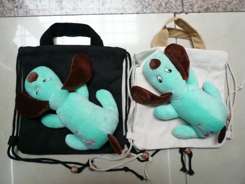 Children&#039;s Backpack Fabric Bag Handbag Backpack Cartoon Bag Creative Bag Puppy Bag