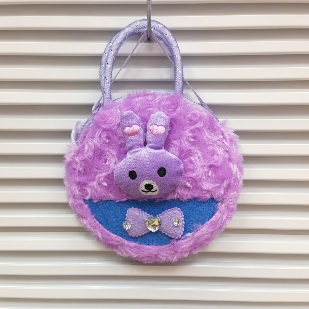 Plush Bag Children's Satchel Cartoon Bag Portable Messenger Bag Cartoon Animal Head Children's Single-Shoulder Bag Plush Bag Children's Satchel Cartoon Bag Portable Messenger Bag Cartoon Animal Head Children's Single-Shoulder Bag