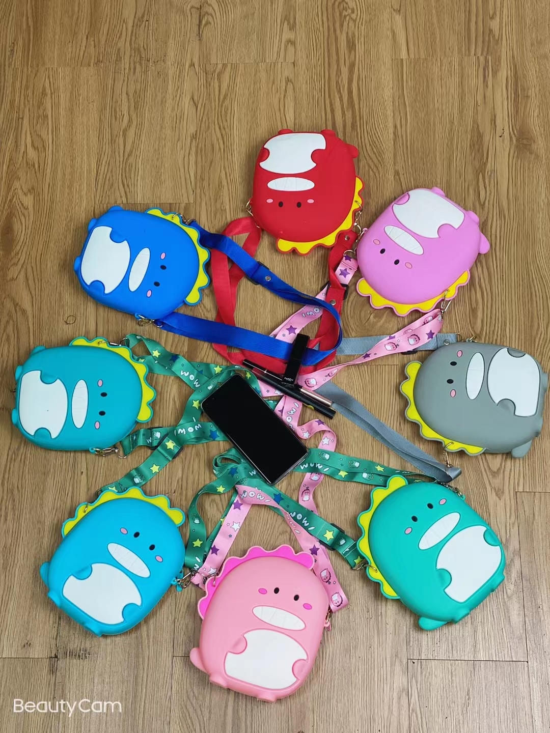 Large Silicone Phone Bag Satchel Cartoon Bag Epoxy Bag Children&#039;s Bags Toy Cartoon Satchel