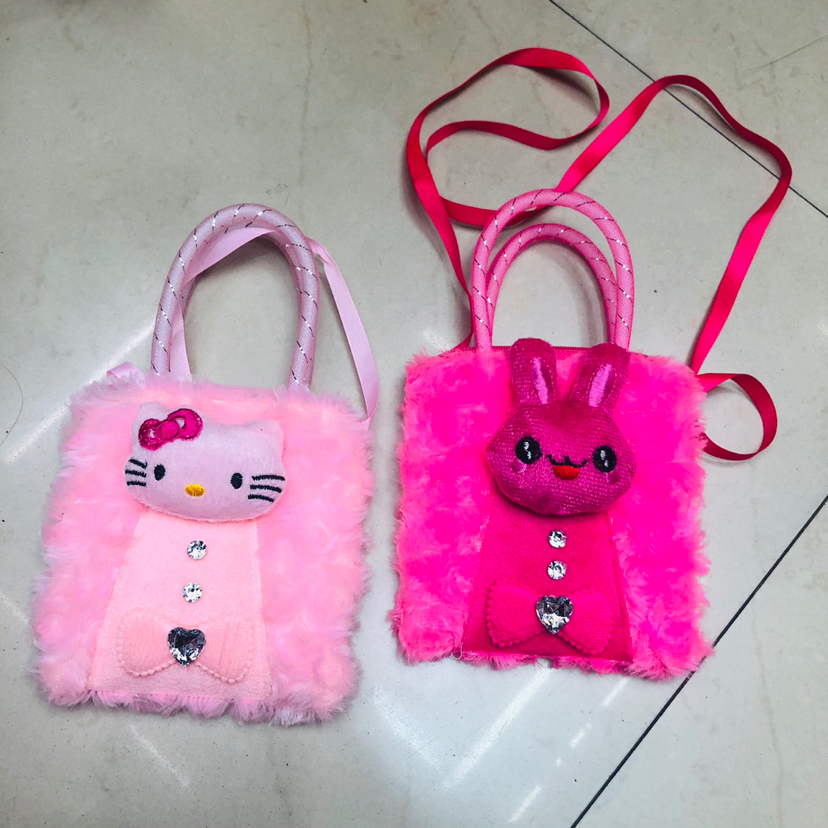 Plush Toy Bag Children's Bags Plush Bag China Export Bag Gold Thread Hand Holding Crossbody Bag Animal Cartoon Bag Plush Toy Bag Children's Bags Plush Bag China Export Bag Gold Thread Hand Holding Crossbody Bag Animal Cartoon Bag