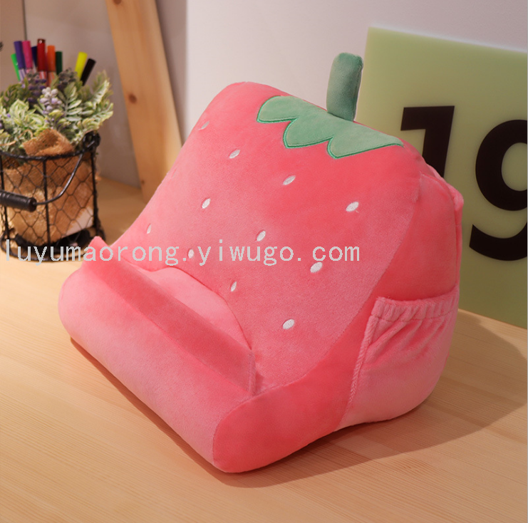 Fruit Pillow Tablet iPad Cushion Mobile Phone Reading Bracket Lazy Plush Soft Cushion Factory Wholesale
