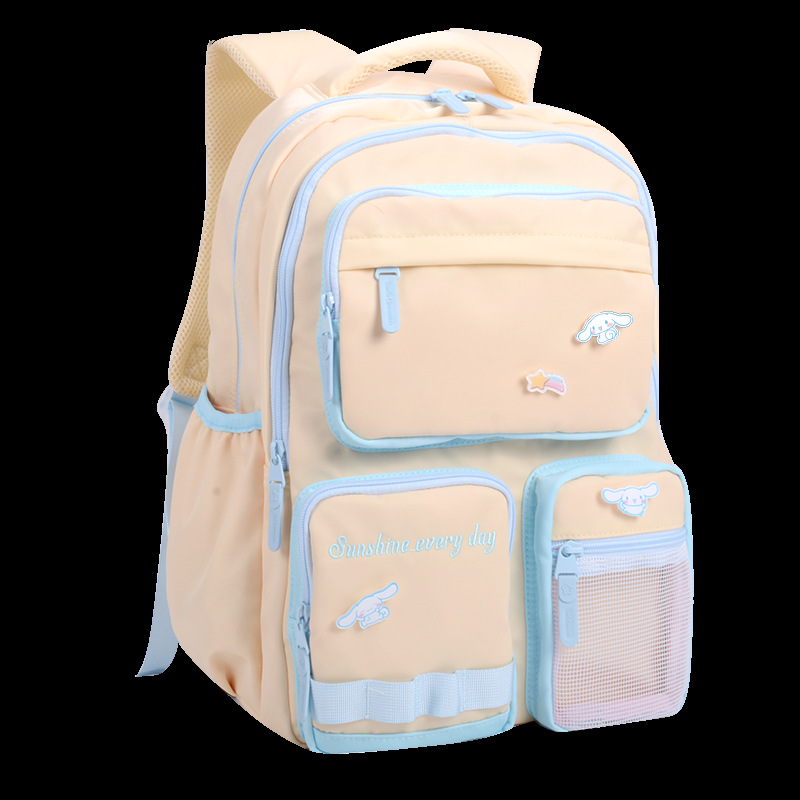 Hellokitty Children's Schoolbag Elementary School Girl Portable Burden Alleviation Back Care Cartoon Bag Wholesale