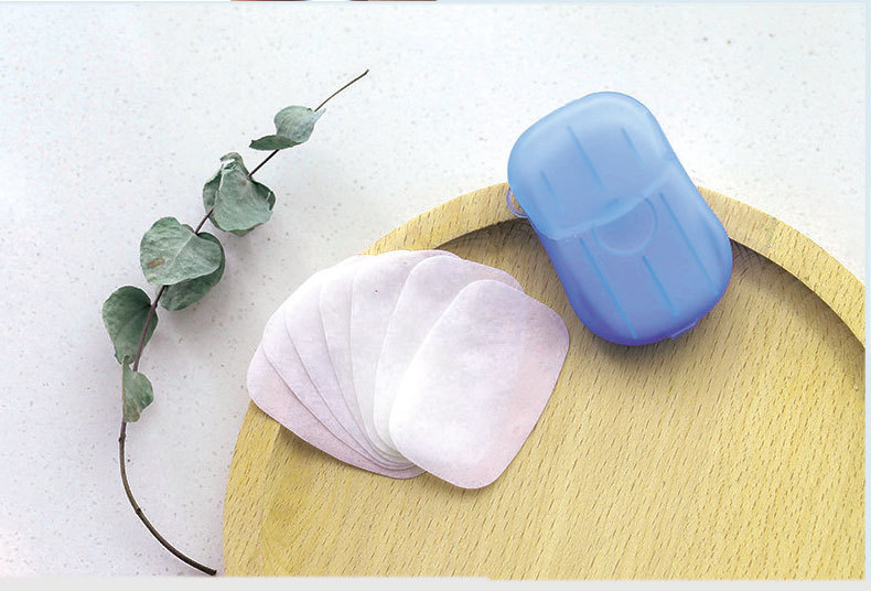 Disposable Soap Slice Hand Washing Tablet Disinfection Cleaning Mouse Box Portable Disinfection Tablet Soap Flake
