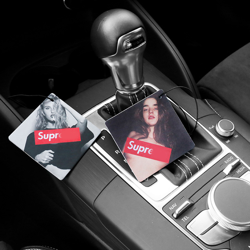 Car Perfume Tablet Car Jasmine Scented Green Tea Tide Car Supplies Decoration Gift Car Interior Aromatherapy Essential Oil Decoration Car Gift