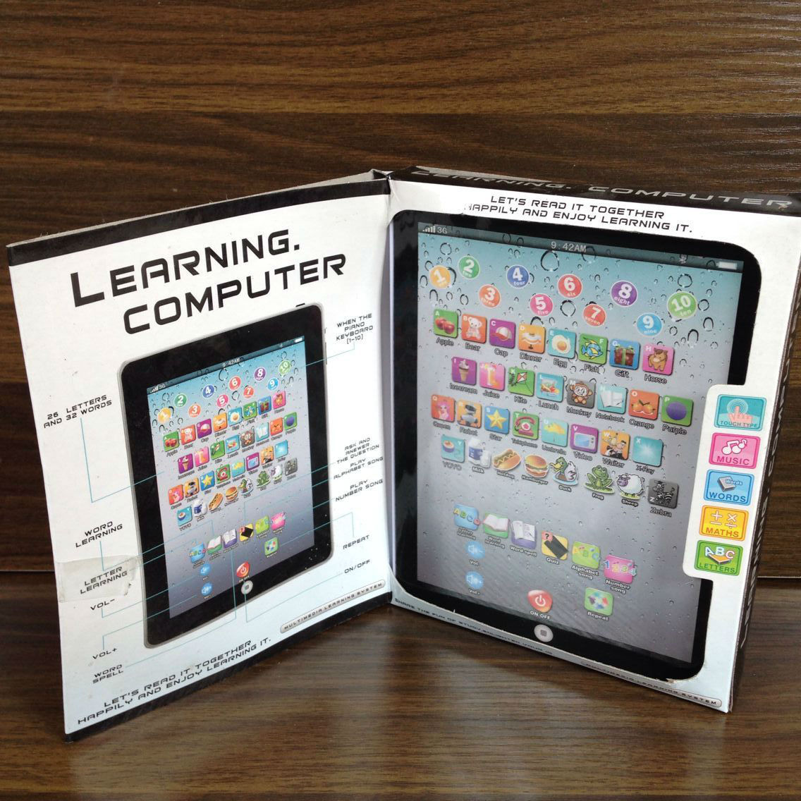 AliExpress Hot Sale Children's Toys IPAP Tablet Learning Machine Mini Early Education Reading Machine English Russian