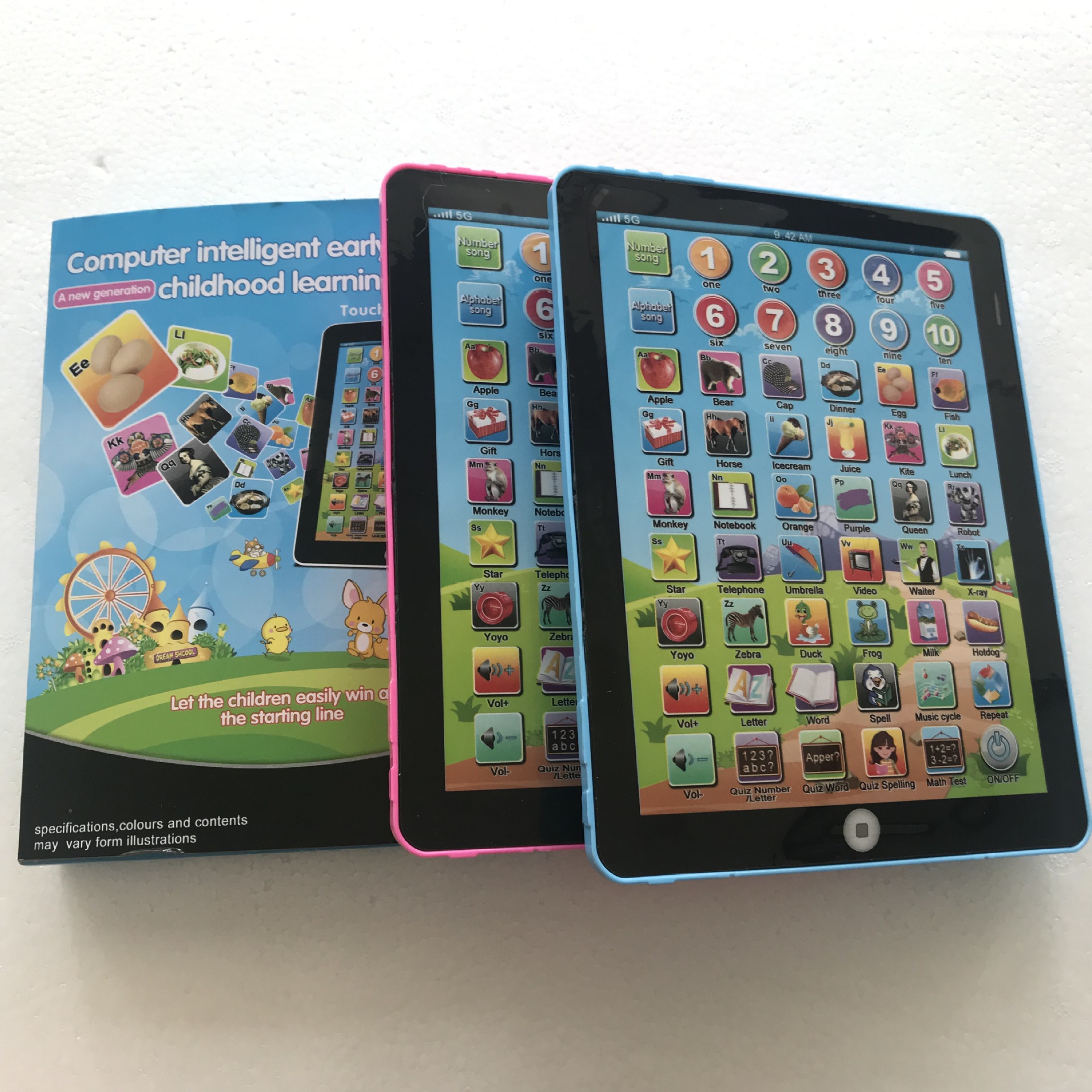 AliExpress Hot Sale Children's Toys IPAP Tablet Learning Machine Mini Early Education Reading Machine English Russian