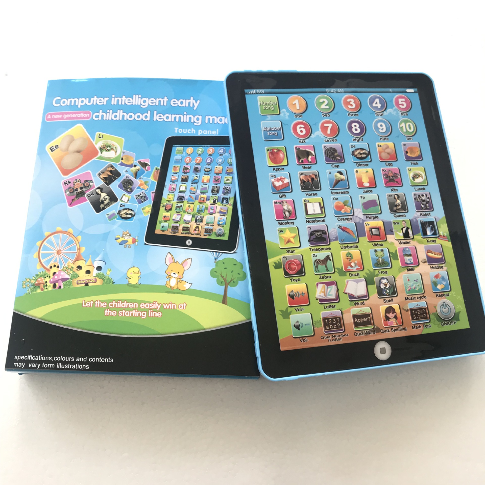 AliExpress Hot Sale Children's Toys IPAP Tablet Learning Machine Mini Early Education Reading Machine English Russian