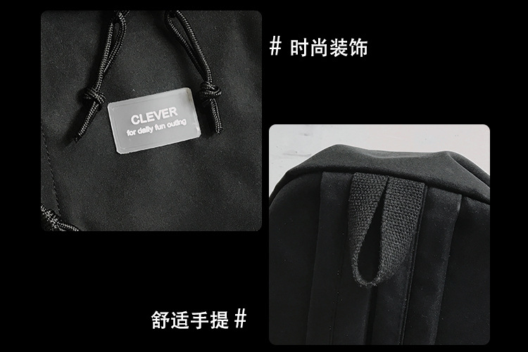 Vintage Canvas Backpack Student Schoolbag Large Capacity Solid Color Multi-Pocket Backpack Vintage Style Korean Hipster Women Bag Vintage Canvas Backpack Student Schoolbag Large Capacity Solid Color Multi-Pocket Backpack Vintage Style Korean Hipster Women Bag