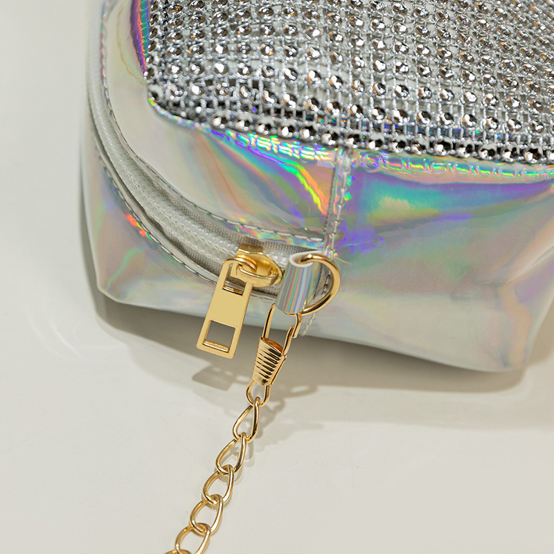 Korean Women Bag Shiny Personalized Camera Bag Wholesale 2021 Summer and Autumn New Collection One Shoulder Crossbody Lady Change Packet