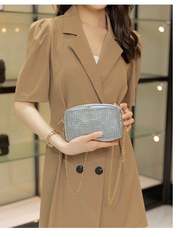 Korean Women Bag Shiny Personalized Camera Bag Wholesale 2021 Summer and Autumn New Collection One Shoulder Crossbody Lady Change Packet Korean Women Bag Shiny Personalized Camera Bag Wholesale 2021 Summer and Autumn New Collection One Shoulder Crossbody Lady Change Packet