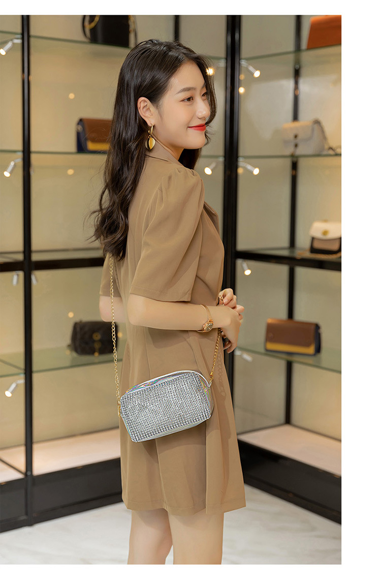 Korean Women Bag Shiny Personalized Camera Bag Wholesale 2021 Summer and Autumn New Collection One Shoulder Crossbody Lady Change Packet Korean Women Bag Shiny Personalized Camera Bag Wholesale 2021 Summer and Autumn New Collection One Shoulder Crossbody Lady Change Packet