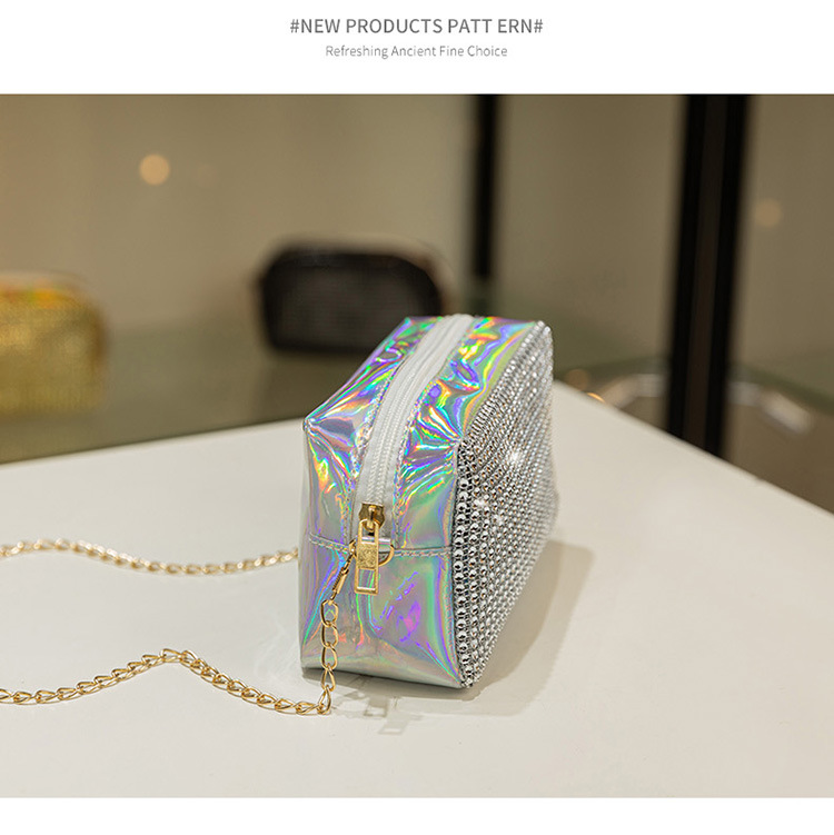 Korean Women Bag Shiny Personalized Camera Bag Wholesale 2021 Summer and Autumn New Collection One Shoulder Crossbody Lady Change Packet Korean Women Bag Shiny Personalized Camera Bag Wholesale 2021 Summer and Autumn New Collection One Shoulder Crossbody Lady Change Packet