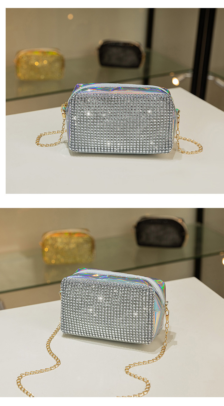 Korean Women Bag Shiny Personalized Camera Bag Wholesale 2021 Summer and Autumn New Collection One Shoulder Crossbody Lady Change Packet Korean Women Bag Shiny Personalized Camera Bag Wholesale 2021 Summer and Autumn New Collection One Shoulder Crossbody Lady Change Packet