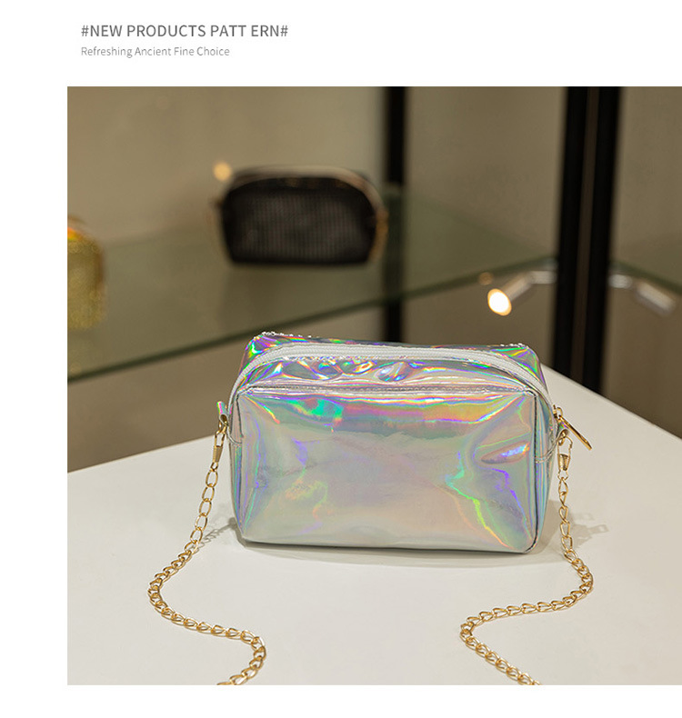 Korean Women Bag Shiny Personalized Camera Bag Wholesale 2021 Summer and Autumn New Collection One Shoulder Crossbody Lady Change Packet Korean Women Bag Shiny Personalized Camera Bag Wholesale 2021 Summer and Autumn New Collection One Shoulder Crossbody Lady Change Packet