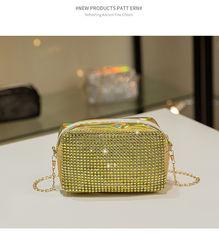 Korean Women Bag Shiny Personalized Camera Bag Wholesale 2021 Summer and Autumn New Collection One Shoulder Crossbody Lady Change Packet Korean Women Bag Shiny Personalized Camera Bag Wholesale 2021 Summer and Autumn New Collection One Shoulder Crossbody Lady Change Packet