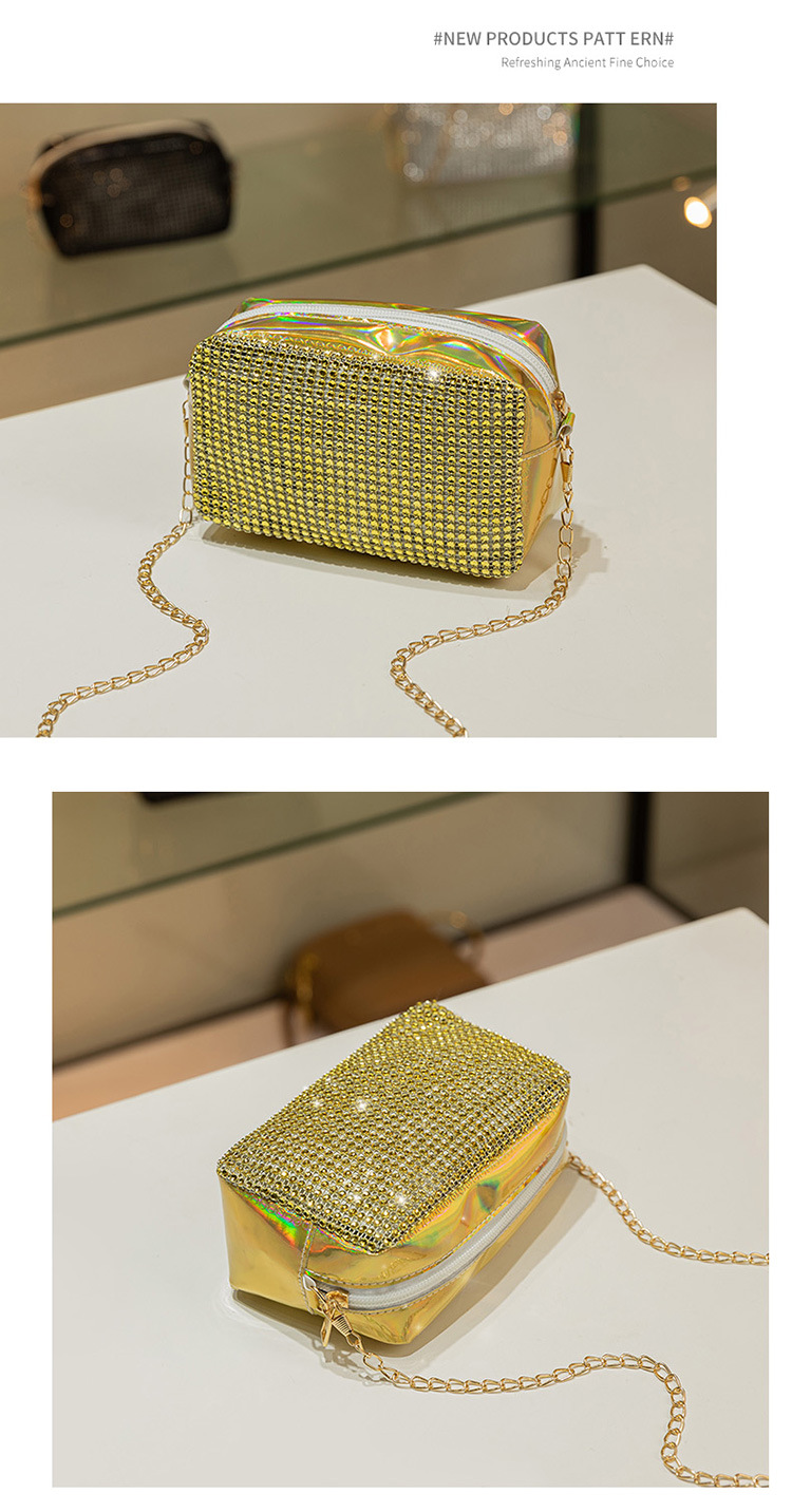 Korean Women Bag Shiny Personalized Camera Bag Wholesale 2021 Summer and Autumn New Collection One Shoulder Crossbody Lady Change Packet Korean Women Bag Shiny Personalized Camera Bag Wholesale 2021 Summer and Autumn New Collection One Shoulder Crossbody Lady Change Packet