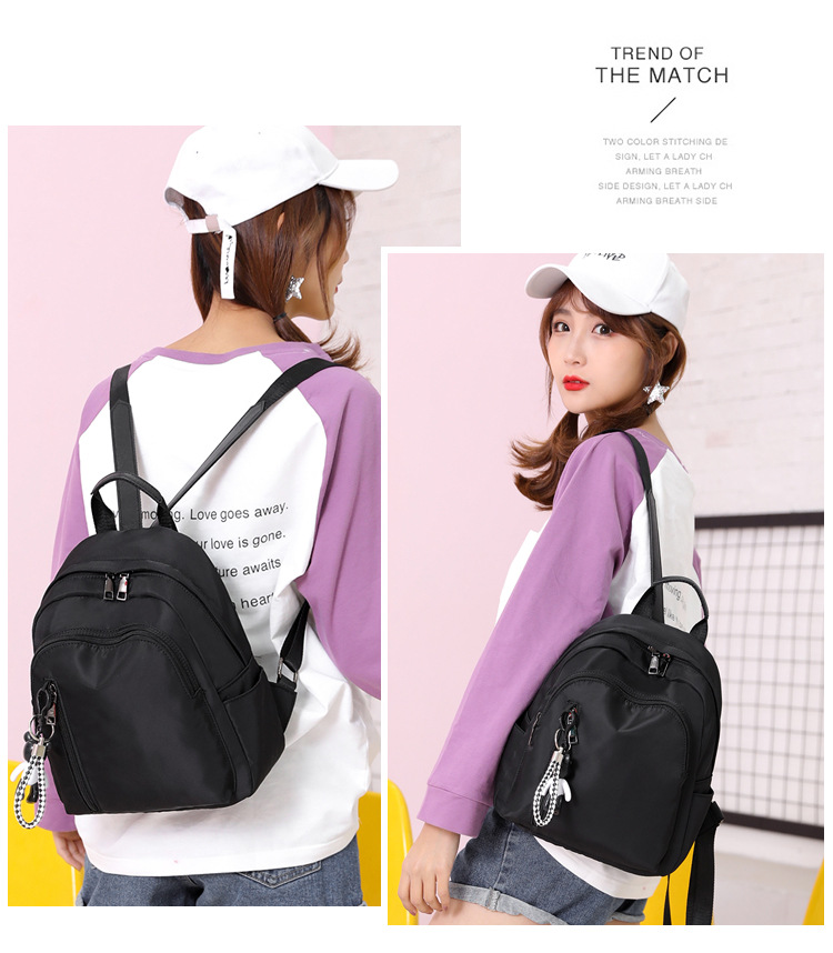 Women's Backpack 2019 New Trendy Korean Style Women Bag Oxford Cloth Travel Small Backpack Fashionable Casual All-Matching Schoolbag Women's Backpack 2019 New Trendy Korean Style Women Bag Oxford Cloth Travel Small Backpack Fashionable Casual All-Matching Schoolbag