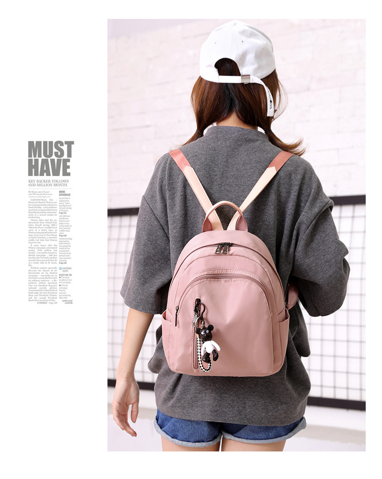 Women's Backpack 2019 New Trendy Korean Style Women Bag Oxford Cloth Travel Small Backpack Fashionable Casual All-Matching Schoolbag Women's Backpack 2019 New Trendy Korean Style Women Bag Oxford Cloth Travel Small Backpack Fashionable Casual All-Matching Schoolbag
