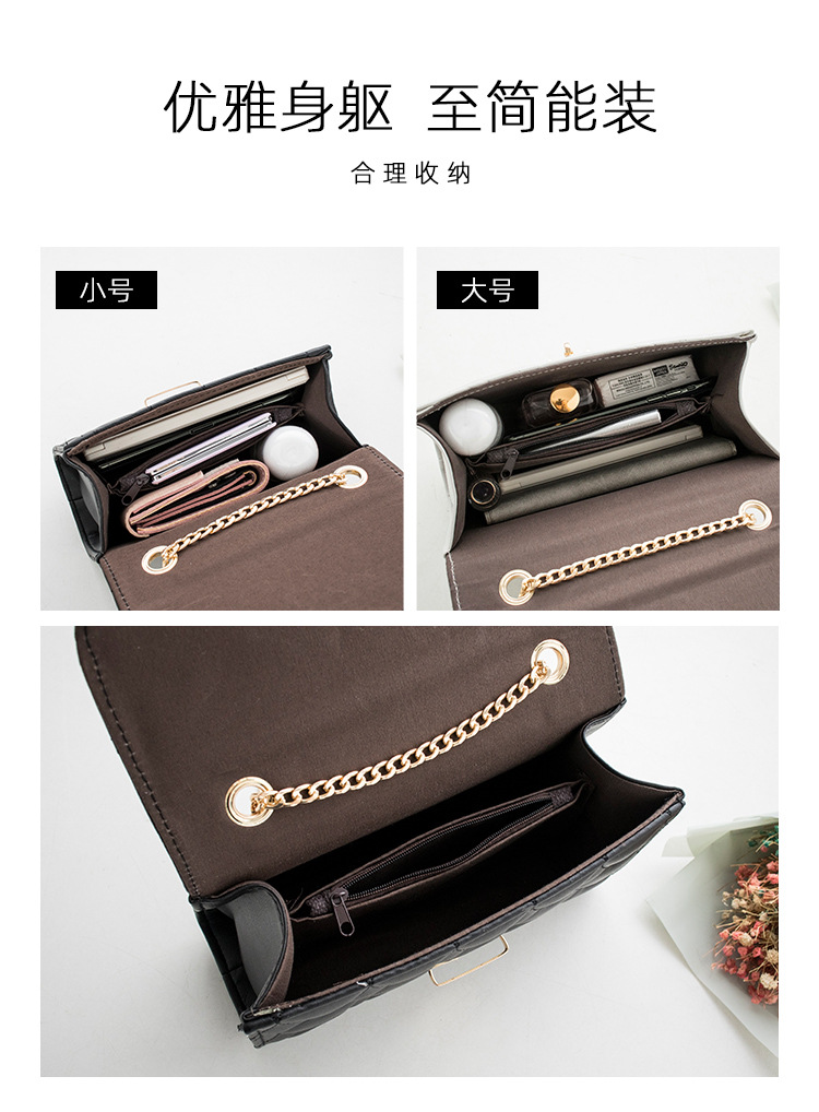 Women's Bag Ins2021 Spring New Fashion Shoulder Bag Korean Style Chain Small Square Bag Love Embroidered Women Bag Women's Bag Ins2021 Spring New Fashion Shoulder Bag Korean Style Chain Small Square Bag Love Embroidered Women Bag