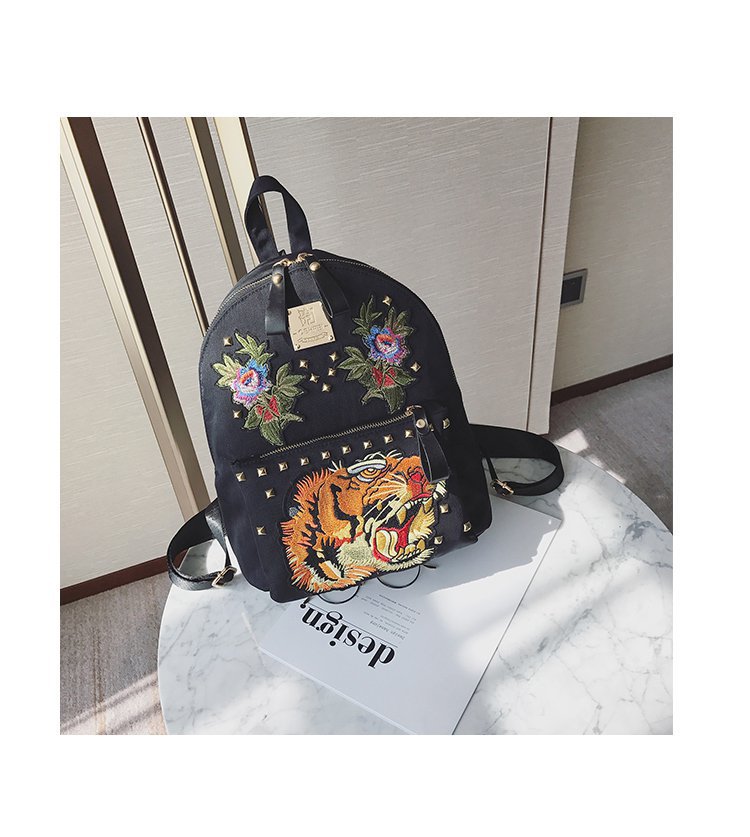 Ethnic Style Women Bag Embroidered Nylon Pouch Bag Leather Backpack Shopkeeper Recommended One Piece Dropshipping Ethnic Style Women Bag Embroidered Nylon Pouch Bag Leather Backpack Shopkeeper Recommended One Piece Dropshipping