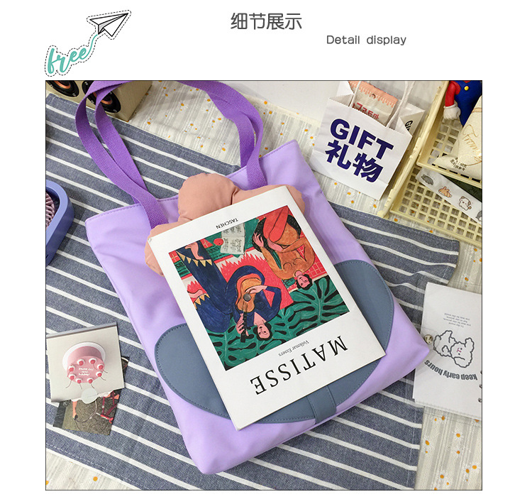 Spot Goods 2021 Summer Trendy New Personalized All-Match Flowers Korean Women Bag Large Capacity Shoulder Bag Factory Direct Sales