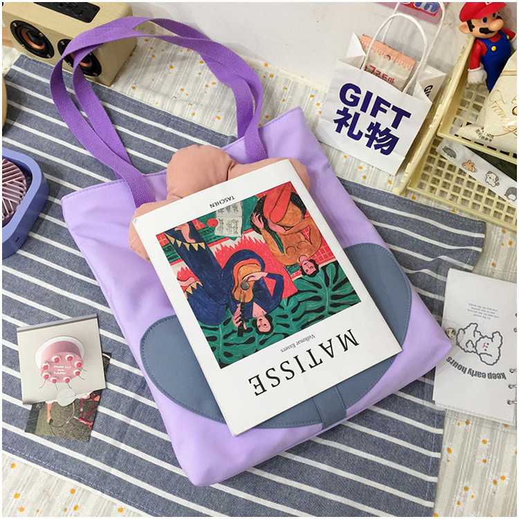 Spot Goods 2021 Summer Trendy New Personalized All-Match Flowers Korean Women Bag Large Capacity Shoulder Bag Factory Direct Sales