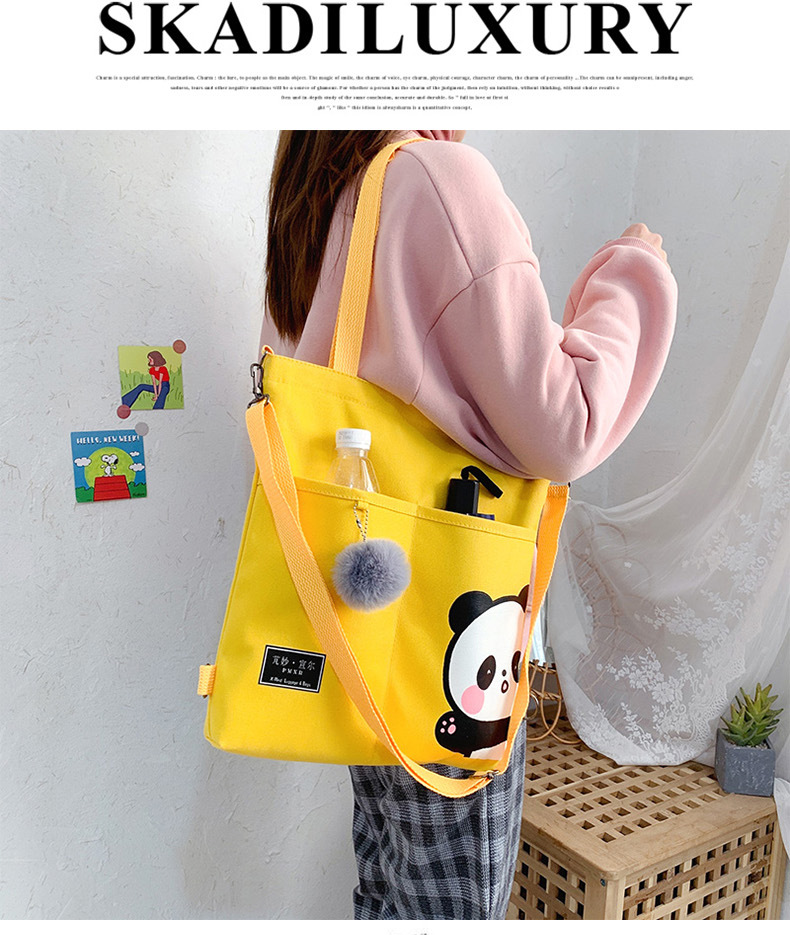 Canvas Bag Female 2021 New Trendy Cute Japanese Large Capacity Student Leisure Portable Crossbody Three-Use Women Bag Canvas Bag Female 2021 New Trendy Cute Japanese Large Capacity Student Leisure Portable Crossbody Three-Use Women Bag