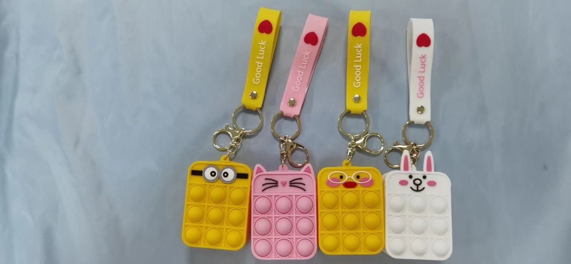 Cute Silicone Coin Purse Small Wallet Crossbody Card Holder with Zipper and Shoulder Strap