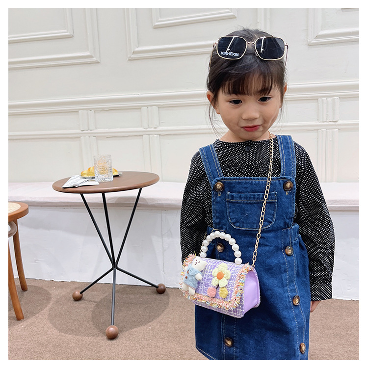 New Princess Bag Cute Little Girl Pearl Hand Bag Cartoon Decorative Crossbody Bag Children Coin Purse Shoulder Bag New Princess Bag Cute Little Girl Pearl Hand Bag Cartoon Decorative Crossbody Bag Children Coin Purse Shoulder Bag
