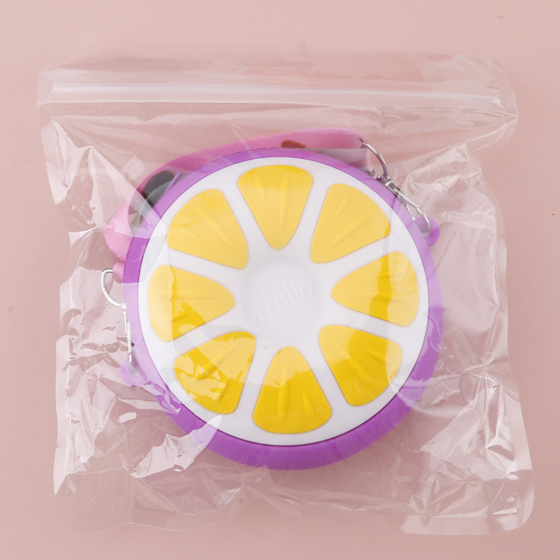 Cartoon Silicone Satchel Children Coin Purse Orange Fruit Casual Cute Fresh Girl Storage Wallet Cartoon Silicone Satchel Children Coin Purse Orange Fruit Casual Cute Fresh Girl Storage Wallet