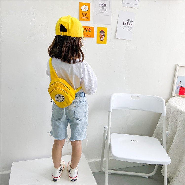 2021 Summer New Children's Bags Oxford Cloth Diamond Smiley Face Slanted Chest Bag Boys and Girls Fashion Shoulder Coin Purse 2021 Summer New Children's Bags Oxford Cloth Diamond Smiley Face Slanted Chest Bag Boys and Girls Fashion Shoulder Coin Purse