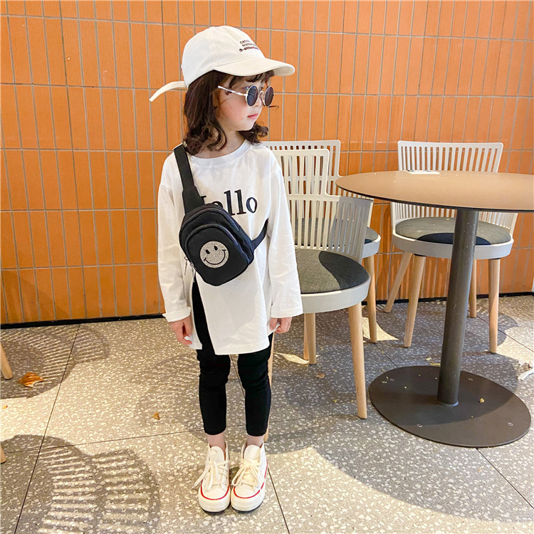 2021 Summer New Children's Bags Oxford Cloth Diamond Smiley Face Slanted Chest Bag Boys and Girls Fashion Shoulder Coin Purse 2021 Summer New Children's Bags Oxford Cloth Diamond Smiley Face Slanted Chest Bag Boys and Girls Fashion Shoulder Coin Purse