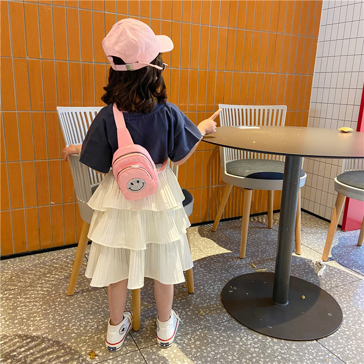 2021 Summer New Children's Bags Oxford Cloth Diamond Smiley Face Slanted Chest Bag Boys and Girls Fashion Shoulder Coin Purse 2021 Summer New Children's Bags Oxford Cloth Diamond Smiley Face Slanted Chest Bag Boys and Girls Fashion Shoulder Coin Purse