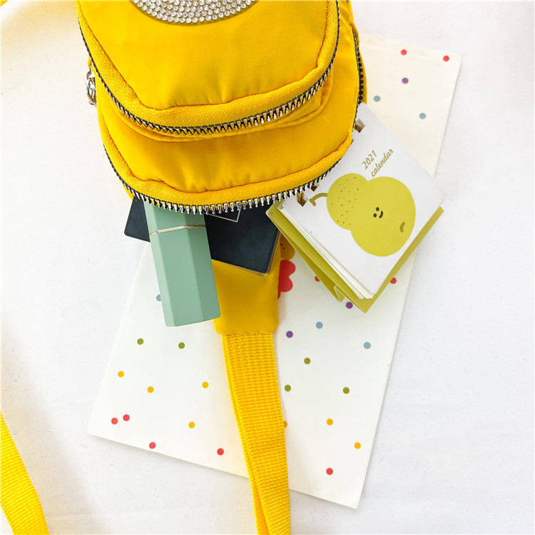 2021 Summer New Children's Bags Oxford Cloth Diamond Smiley Face Slanted Chest Bag Boys and Girls Fashion Shoulder Coin Purse 2021 Summer New Children's Bags Oxford Cloth Diamond Smiley Face Slanted Chest Bag Boys and Girls Fashion Shoulder Coin Purse