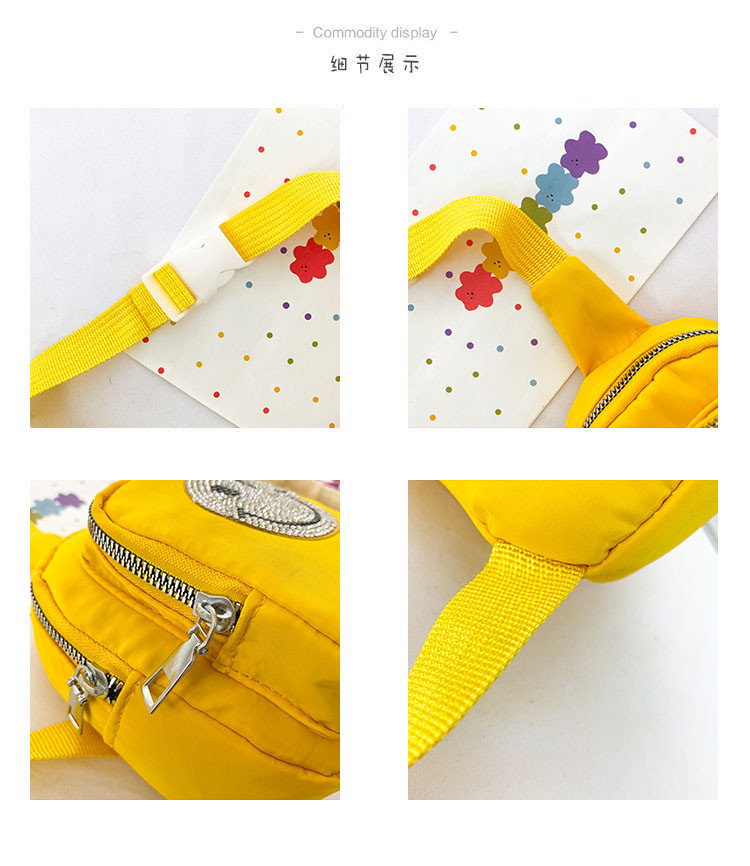 2021 Summer New Children's Bags Oxford Cloth Diamond Smiley Face Slanted Chest Bag Boys and Girls Fashion Shoulder Coin Purse 2021 Summer New Children's Bags Oxford Cloth Diamond Smiley Face Slanted Chest Bag Boys and Girls Fashion Shoulder Coin Purse