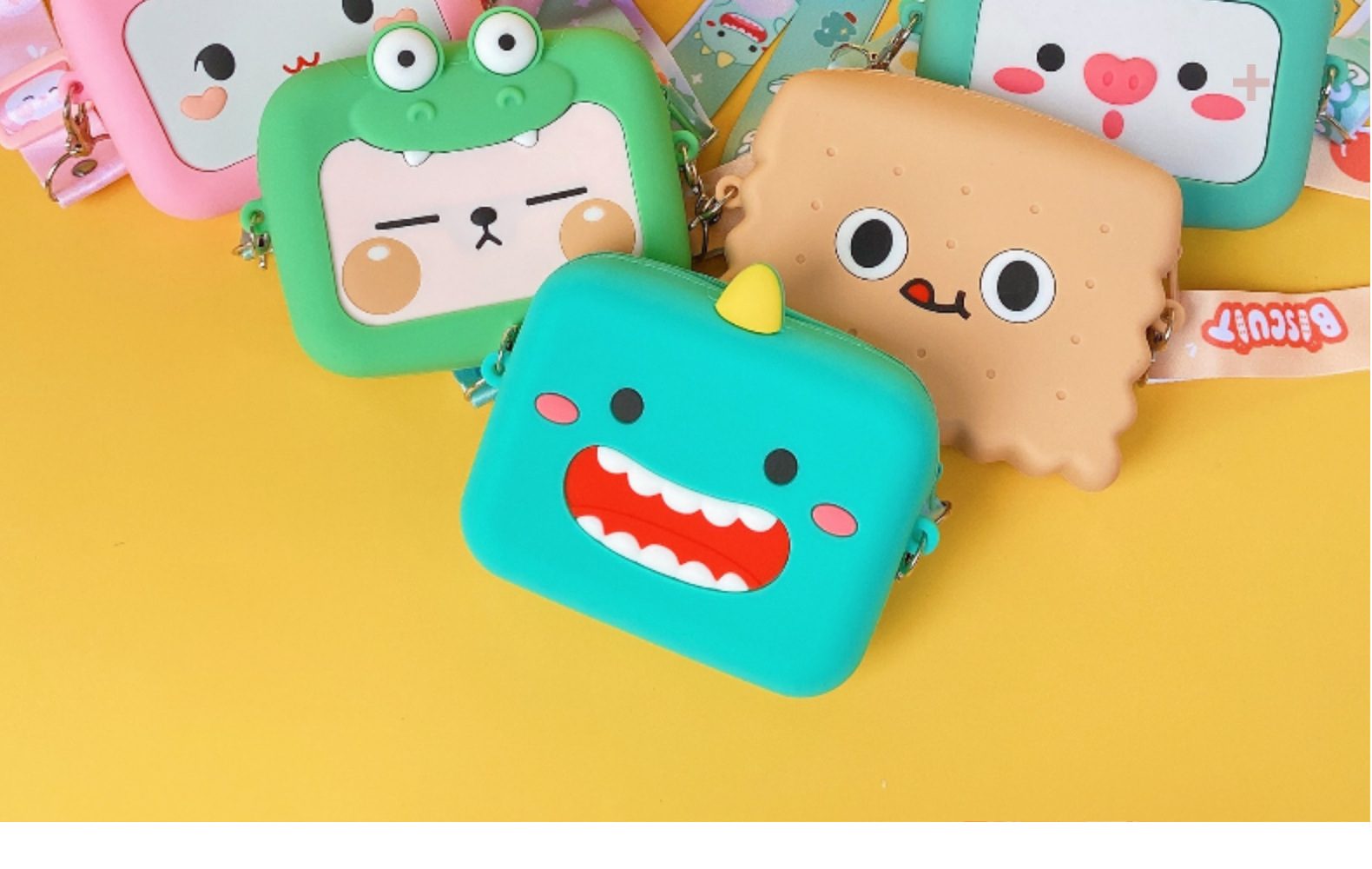 2021 New Square Silicone Coin Purse Toy Story Little Sister Net Red Bag Card Package Factory Direct Sales 2021 New Square Silicone Coin Purse Toy Story Little Sister Net Red Bag Card Package Factory Direct Sales