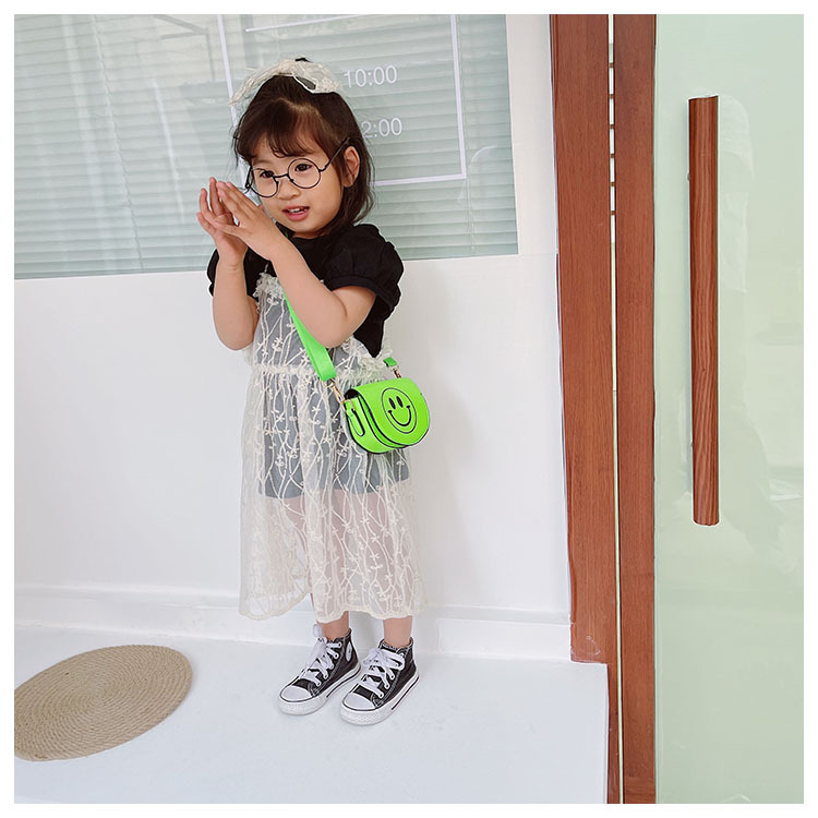 Customized 2021 Summer New Children's Bags Candy Color Pu Shoulder Girls' Coin Purse Cute Smiley Face Crossbody Coin Purse Customized 2021 Summer New Children's Bags Candy Color Pu Shoulder Girls' Coin Purse Cute Smiley Face Crossbody Coin Purse