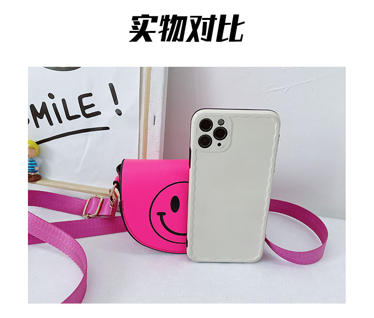 Customized 2021 Summer New Children's Bags Candy Color Pu Shoulder Girls' Coin Purse Cute Smiley Face Crossbody Coin Purse Customized 2021 Summer New Children's Bags Candy Color Pu Shoulder Girls' Coin Purse Cute Smiley Face Crossbody Coin Purse