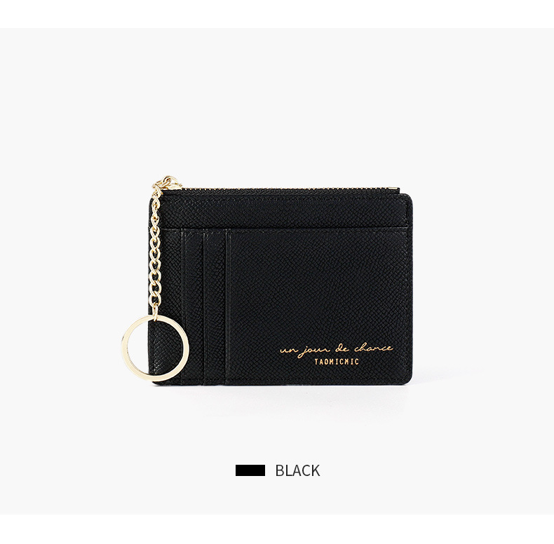 Yue Qian Kai New Zipper Women Coin Purse Korean Mini Key Chain Small Wallet Multiple Card Slots Card Holder Wallet Yue Qian Kai New Zipper Women Coin Purse Korean Mini Key Chain Small Wallet Multiple Card Slots Card Holder Wallet