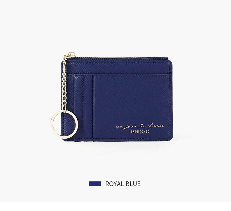 Yue Qian Kai New Zipper Women Coin Purse Korean Mini Key Chain Small Wallet Multiple Card Slots Card Holder Wallet Yue Qian Kai New Zipper Women Coin Purse Korean Mini Key Chain Small Wallet Multiple Card Slots Card Holder Wallet