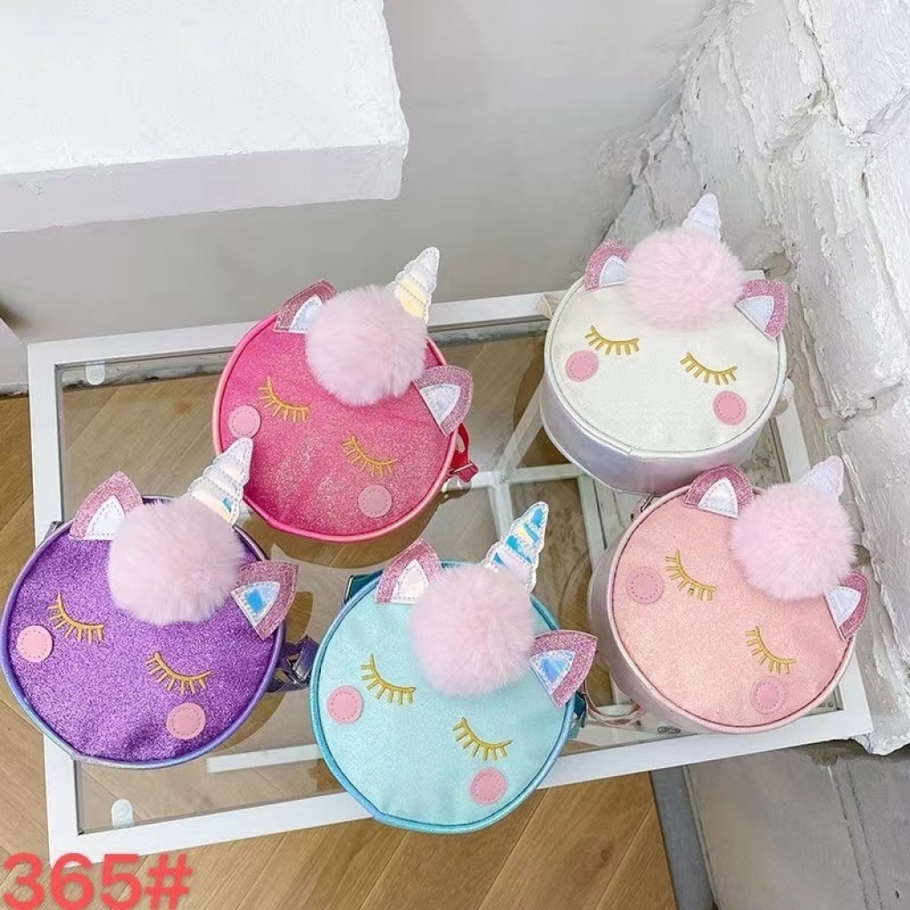 New Cartoon Children 'S Bag Cute Unicorn Sequined Baby Girl Accessories Coin Purse Mini Girl 'S Crossbody Bag New Cartoon Children 'S Bag Cute Unicorn Sequined Baby Girl Accessories Coin Purse Mini Girl 'S Crossbody Bag