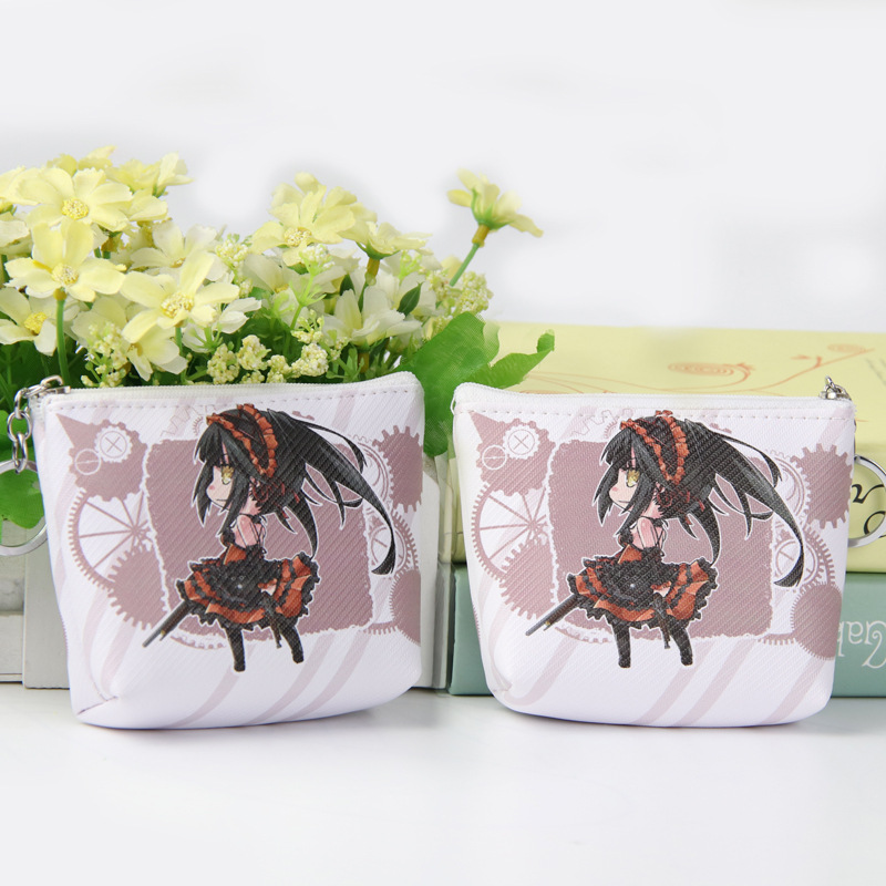 Cartoon Animation Coin Purse Date A Live REM Kimetsu No Yaiba Sora FGO Sakura Coin Bag Key Card Holder Cartoon Animation Coin Purse Date A Live REM Kimetsu No Yaiba Sora FGO Sakura Coin Bag Key Card Holder