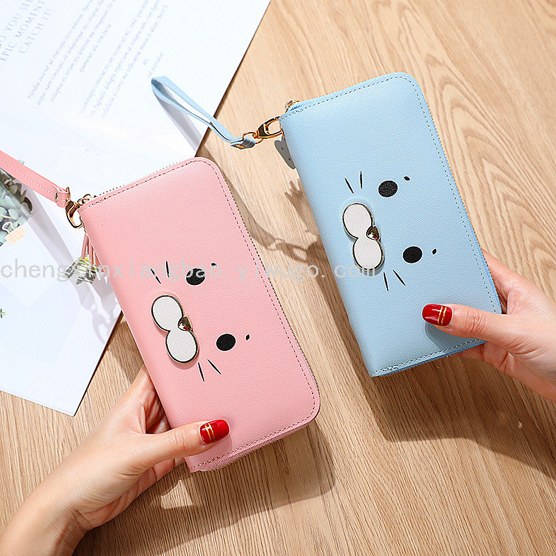 Trendy Women&#039;s Bags Single-Pull Bag Women&#039;s Wallet Small Seal Lady Hand-Carrying Wallet Hot Sale Coin Purse Women&#039;s Bag