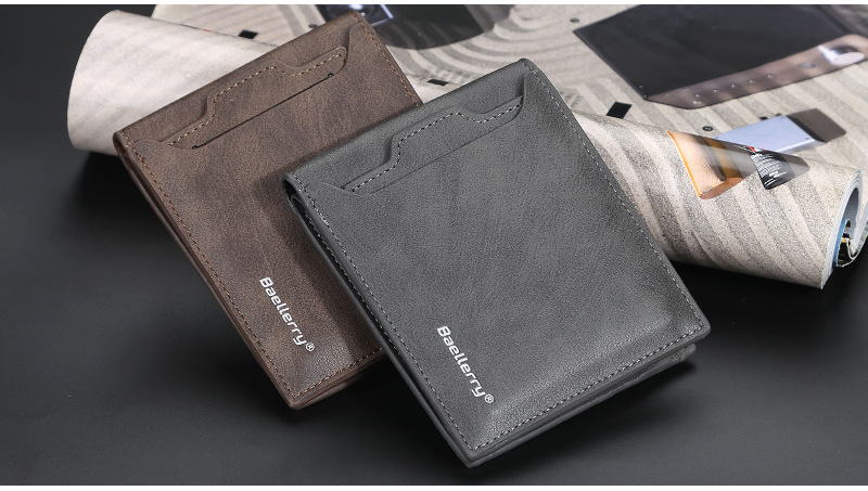 Men's Short Wallet Korean Style Multiple Card Slots Open Wallet Thin Card Type Simple Coin Purse Men's Short Wallet Korean Style Multiple Card Slots Open Wallet Thin Card Type Simple Coin Purse
