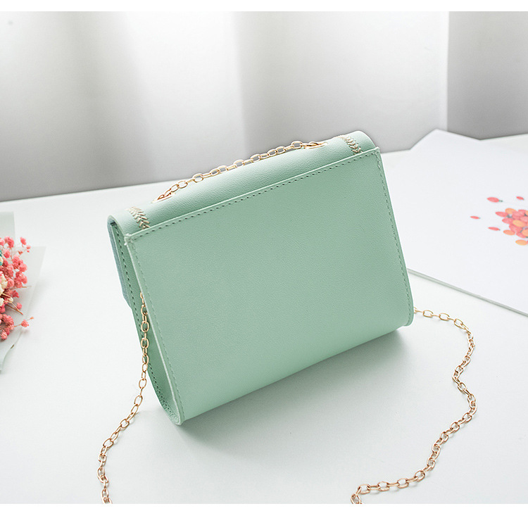 Mobile Phone Bag Sewing Line Women's Bag Color Matching Shoulder Coin Purse Chain Bag Messenger Bag Mobile Phone Bag Sewing Line Women's Bag Color Matching Shoulder Coin Purse Chain Bag Messenger Bag