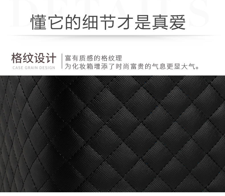 New Korean Large Capacity Large Three-Dimensional Shaping Cosmetic Bag Pu Car Checkered Cosmetic Case Storage Box in Stock Wholesale New Korean Large Capacity Large Three-Dimensional Shaping Cosmetic Bag Pu Car Checkered Cosmetic Case Storage Box in Stock Wholesale