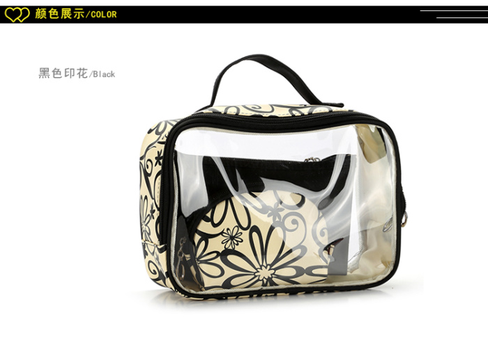 Korean printing three-piece cosmetic bag high quality waterproof female cosmetic bag Korean printing three-piece cosmetic bag high quality waterproof female cosmetic bag